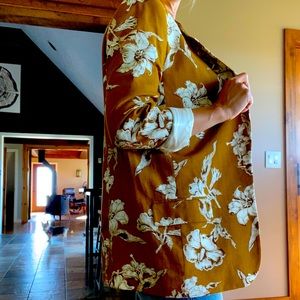 Mustard Floral Zara Blazer